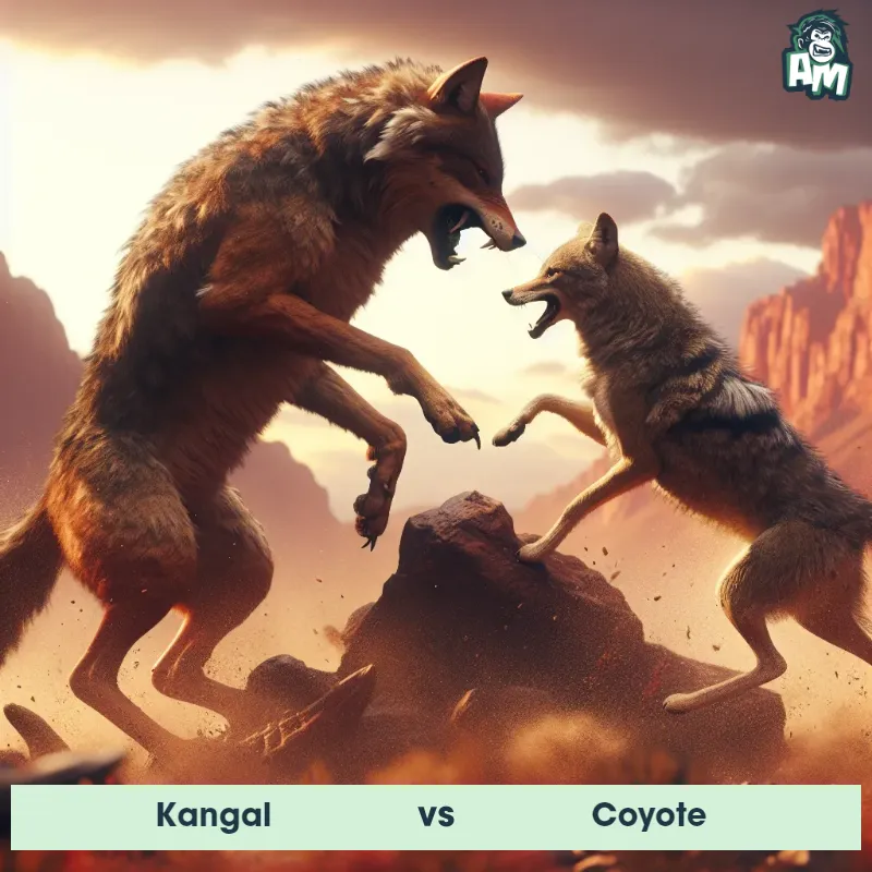 Kangal vs Coyote, Battle, Coyote On The Offense - Animal Matchup