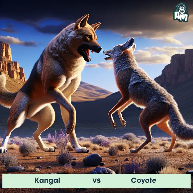 Kangal vs Coyote, Fight, Kangal On The Offense - Animal Matchup