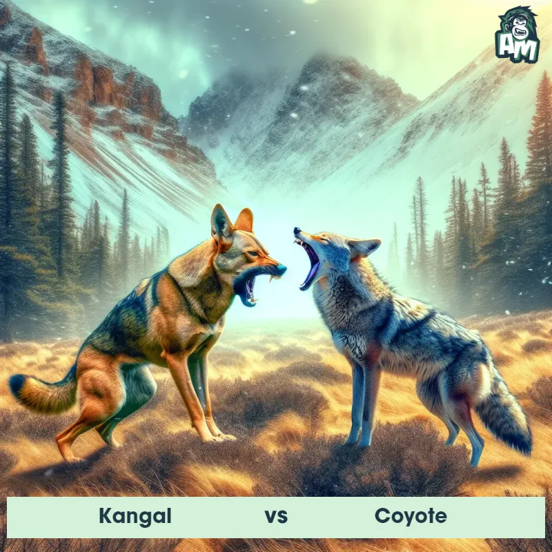 Kangal vs Coyote, Screaming, Coyote On The Offense - Animal Matchup