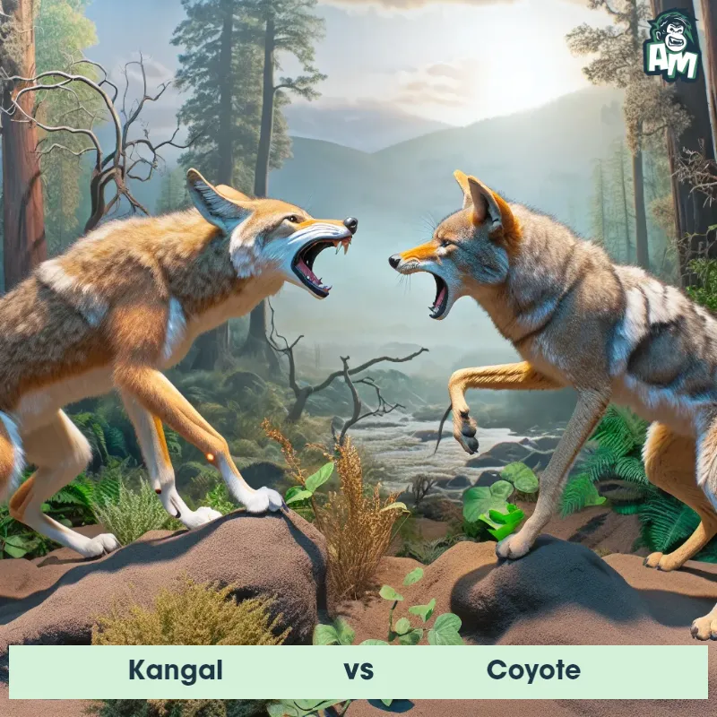 Kangal vs Coyote, Screaming, Kangal On The Offense - Animal Matchup