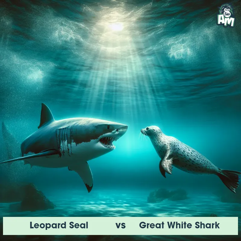 Leopard Seal vs Great White Shark, Race, Great White Shark On The Offense - Animal Matchup