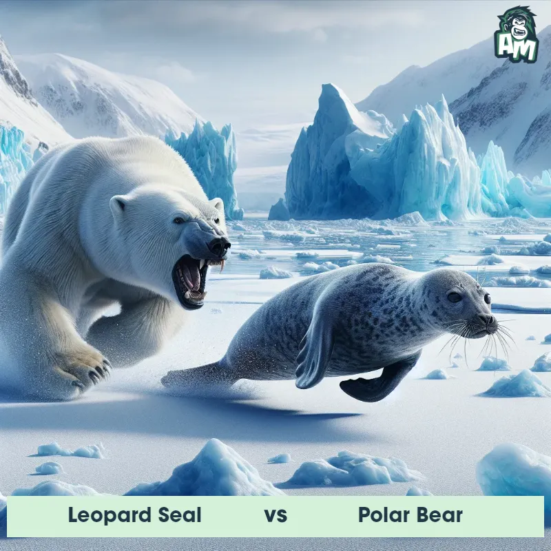 Leopard Seal vs Polar Bear, Race, Polar Bear On The Offense - Animal Matchup