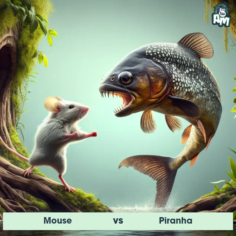 Mouse vs Piranha, Karate, Mouse On The Offense - Animal Matchup