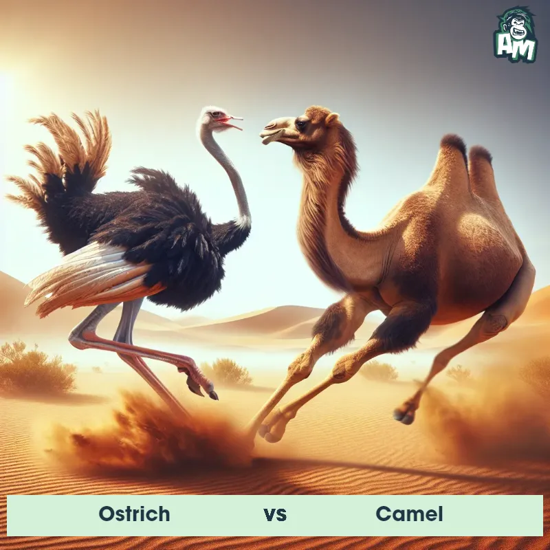 Ostrich vs Camel, Dance-off, Ostrich On The Offense - Animal Matchup
