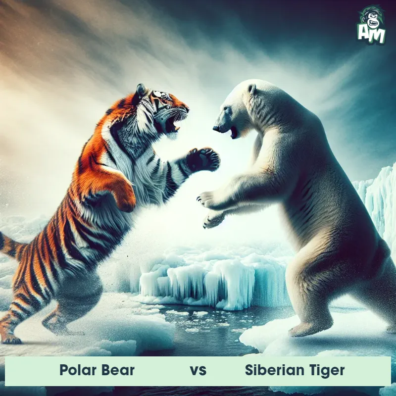Polar Bear vs Siberian Tiger, Dance-off, Siberian Tiger On The Offense - Animal Matchup
