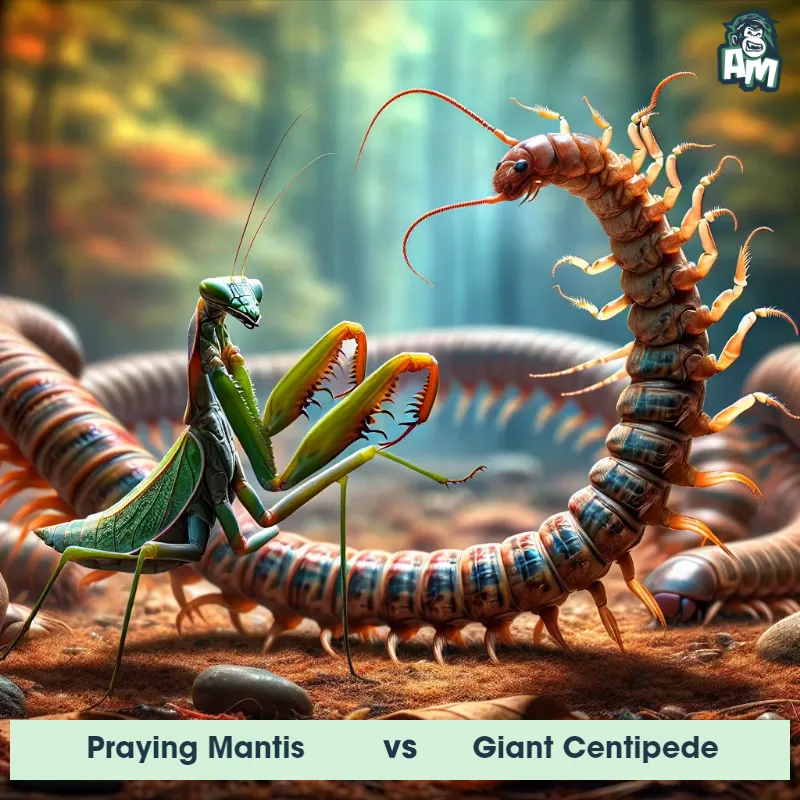 Praying Mantis vs Giant Centipede, Dance-off, Praying Mantis On The Offense - Animal Matchup