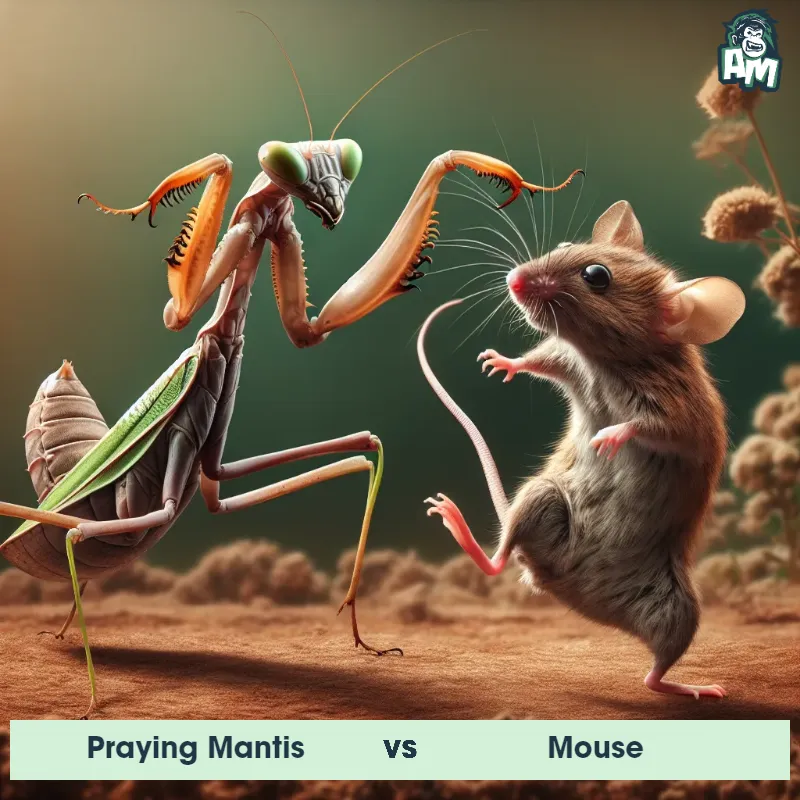 Praying Mantis vs Mouse, Dance-off, Mouse On The Offense - Animal Matchup