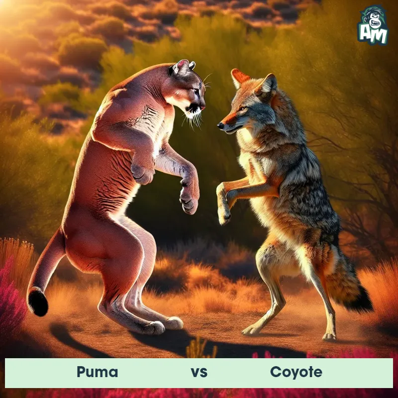 Puma vs Coyote, Dance-off, Puma On The Offense - Animal Matchup