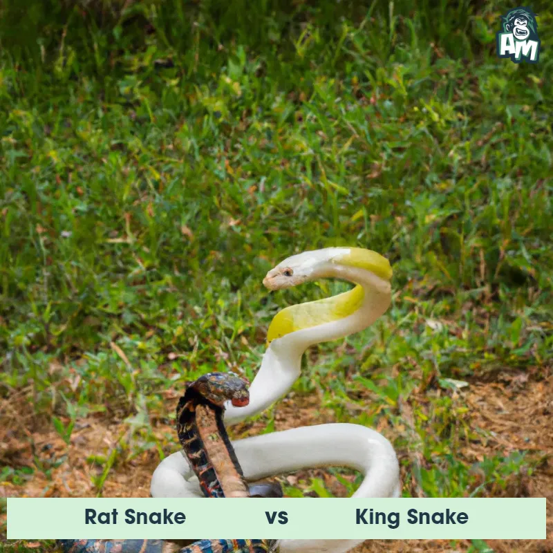 Rat Snake vs King Snake, Battle, King Snake On The Offense - Animal Matchup