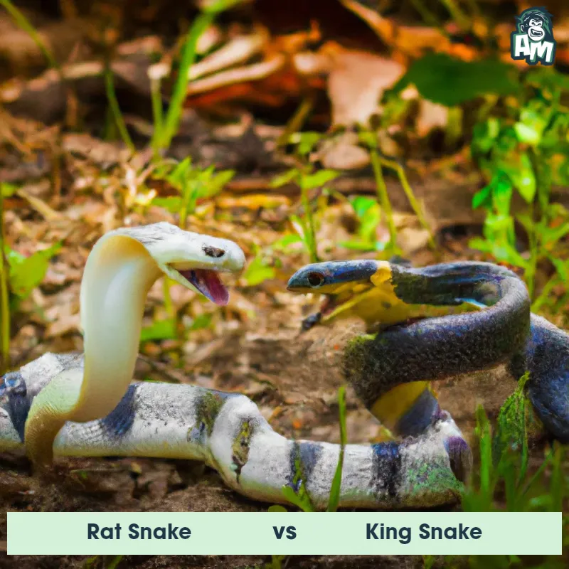 Rat Snake vs King Snake, Battle, Rat Snake On The Offense - Animal Matchup