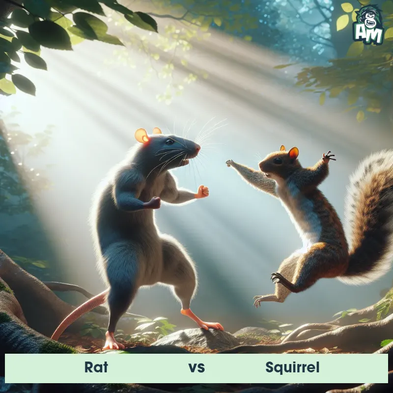 Rat vs Squirrel, Dance-off, Rat On The Offense - Animal Matchup