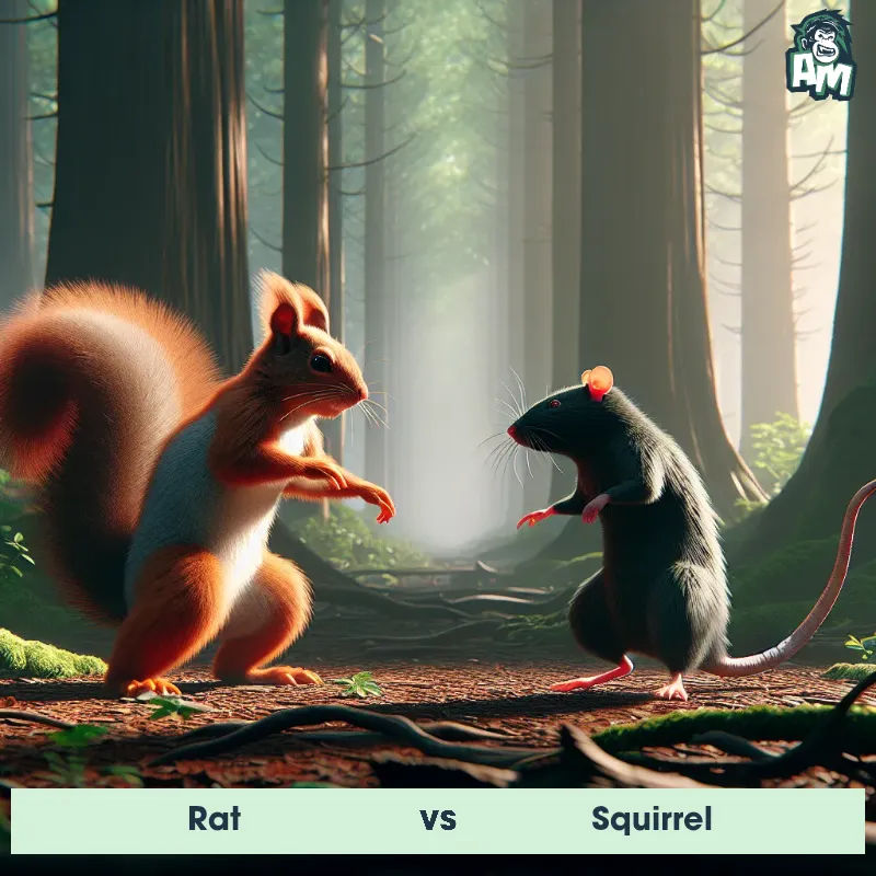 Rat vs Squirrel, Dance-off, Squirrel On The Offense - Animal Matchup