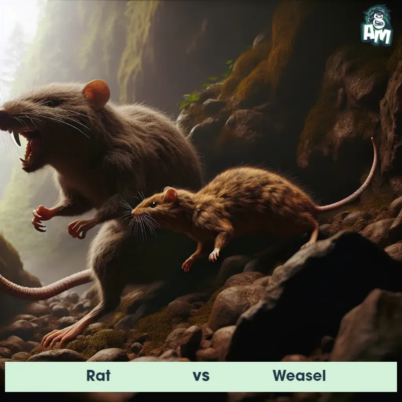 Rat vs Weasel, Battle, Rat On The Offense - Animal Matchup