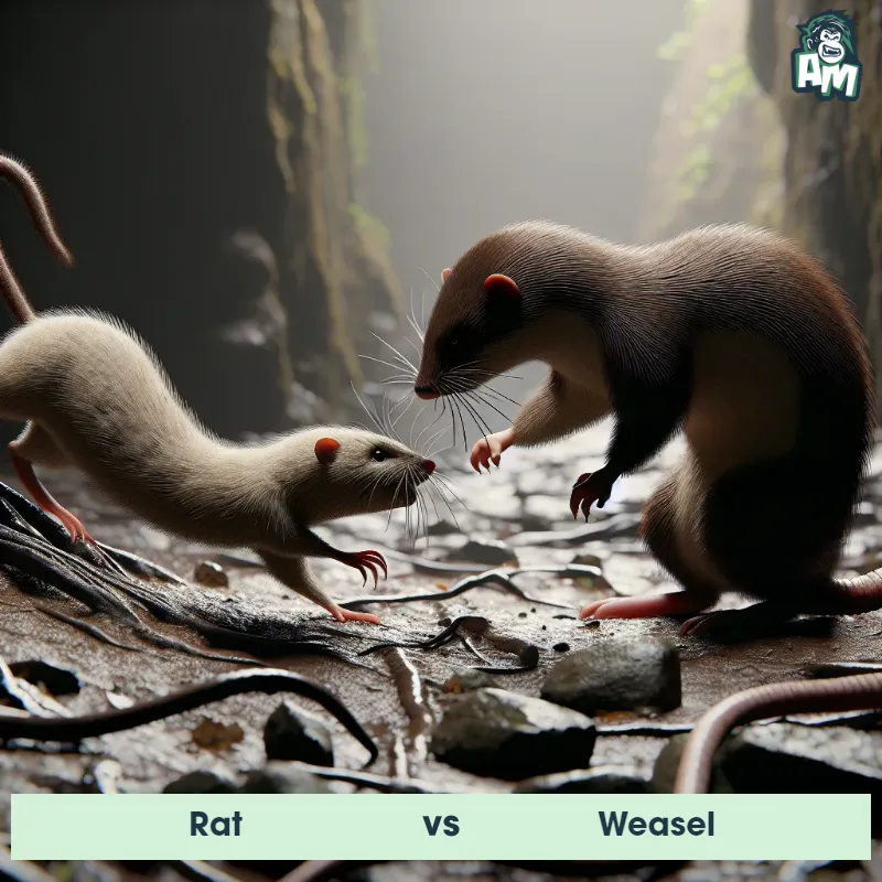 Rat vs Weasel, Battle, Weasel On The Offense - Animal Matchup