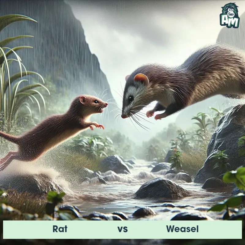 Rat vs Weasel, Race, Weasel On The Offense - Animal Matchup