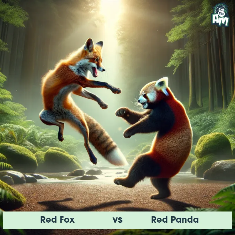 Red Fox vs Red Panda, Dance-off, Red Fox On The Offense - Animal Matchup