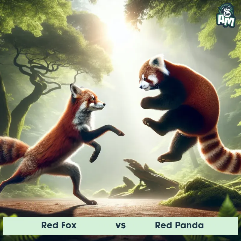Red Fox vs Red Panda, Dance-off, Red Panda On The Offense - Animal Matchup