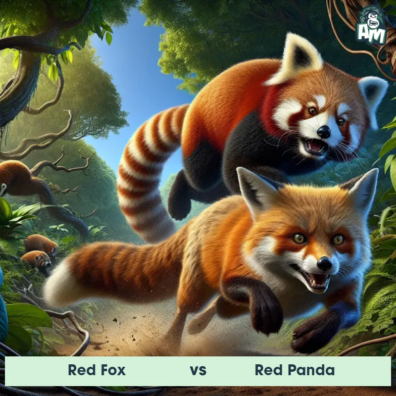 Red Fox vs Red Panda, Race, Red Fox On The Offense - Animal Matchup