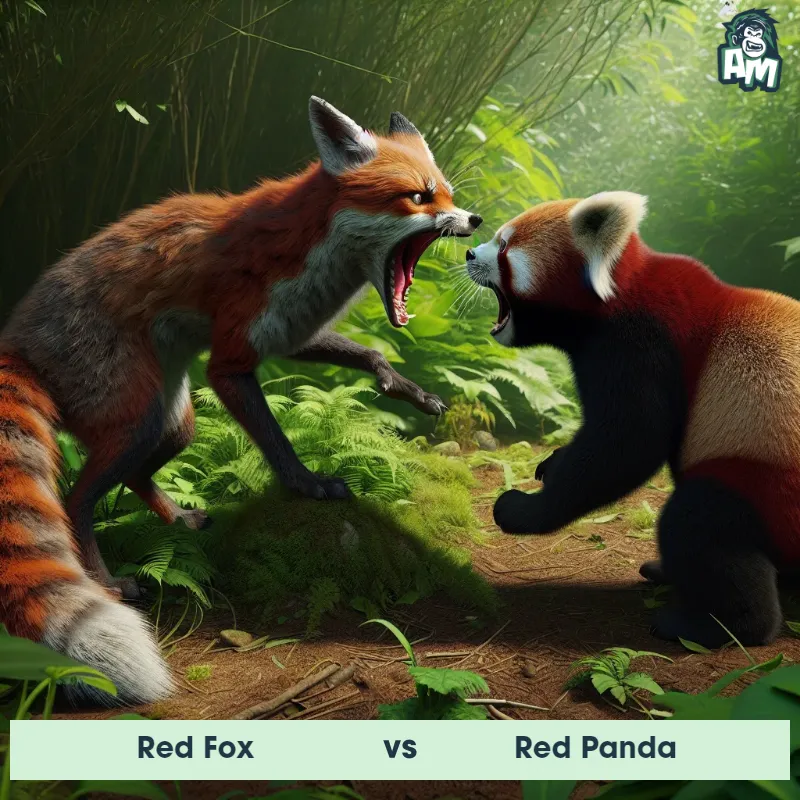 Red Fox vs Red Panda, Screaming, Red Fox On The Offense - Animal Matchup
