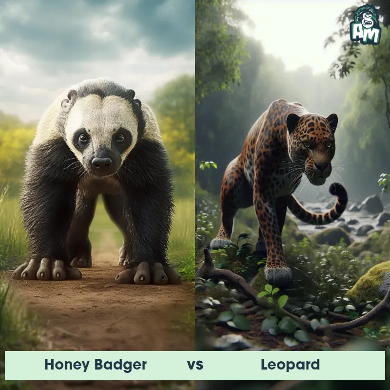 Honey Badger vs Leopard - Animal Matchup