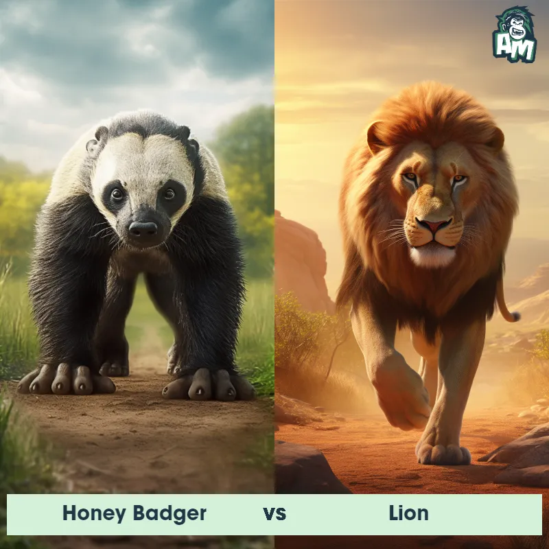 Honey Badger vs Lion - Animal Matchup