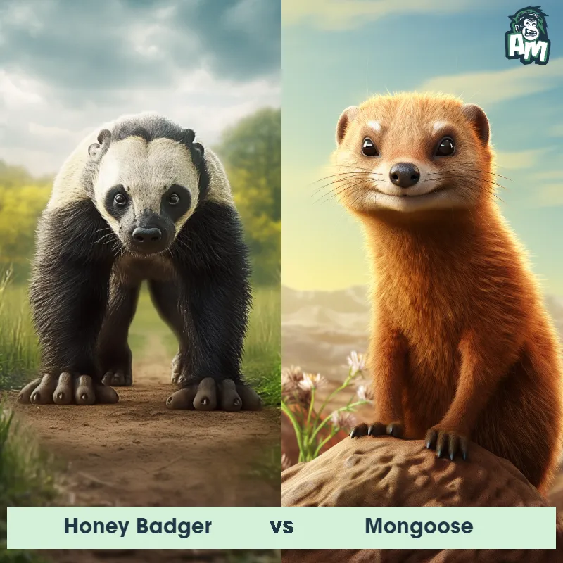 Honey Badger vs Mongoose - Animal Matchup