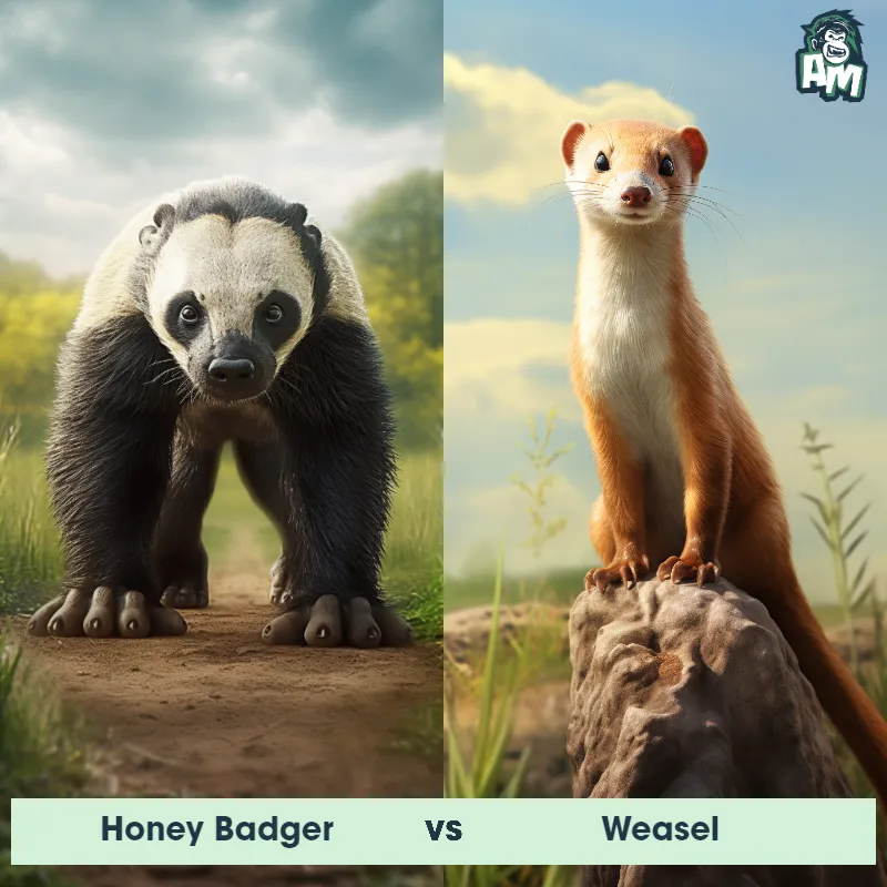 Honey Badger vs Weasel - Animal Matchup