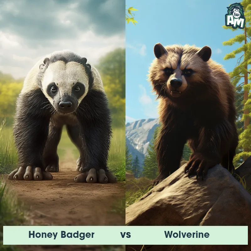 Honey Badger vs Wolverine - Animal Matchup