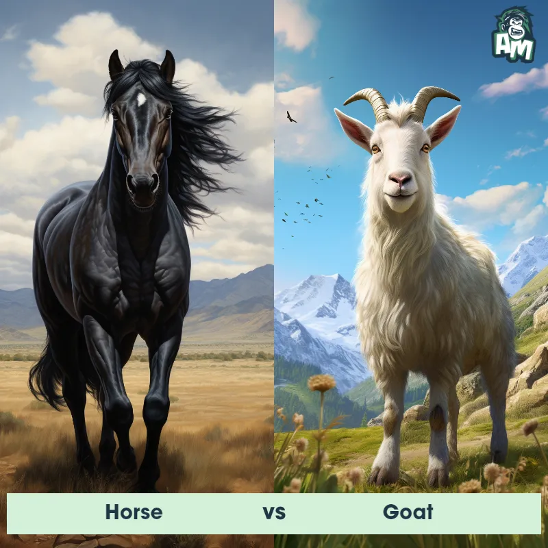 Horse vs Goat - Animal Matchup