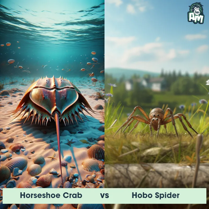 Horseshoe Crab vs Hobo Spider - Animal Matchup