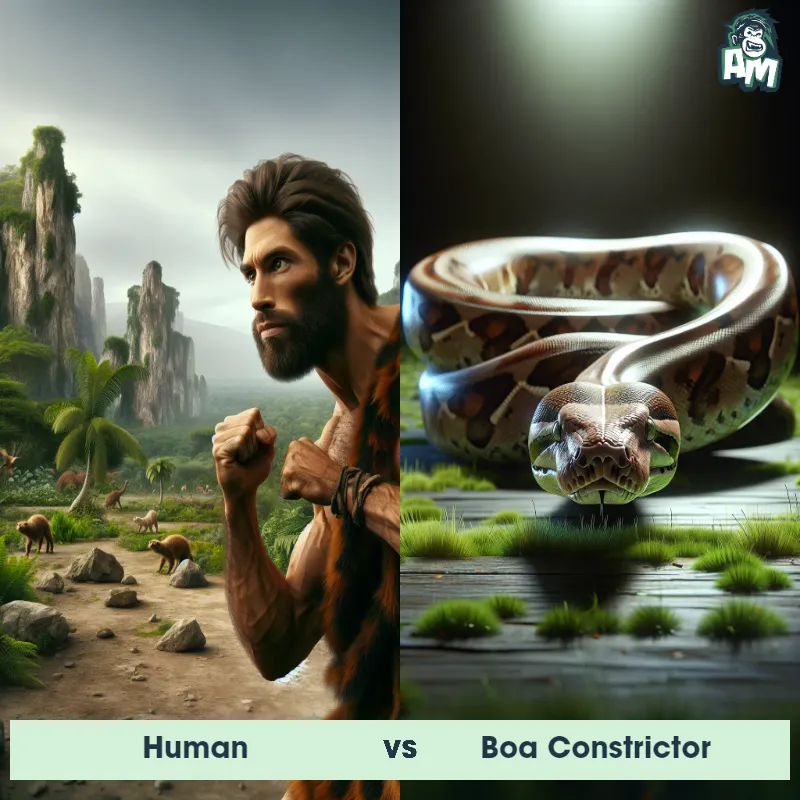 Human vs Boa Constrictor - Animal Matchup