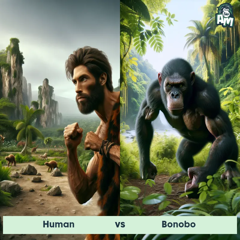 Human vs Bonobo - Animal Matchup