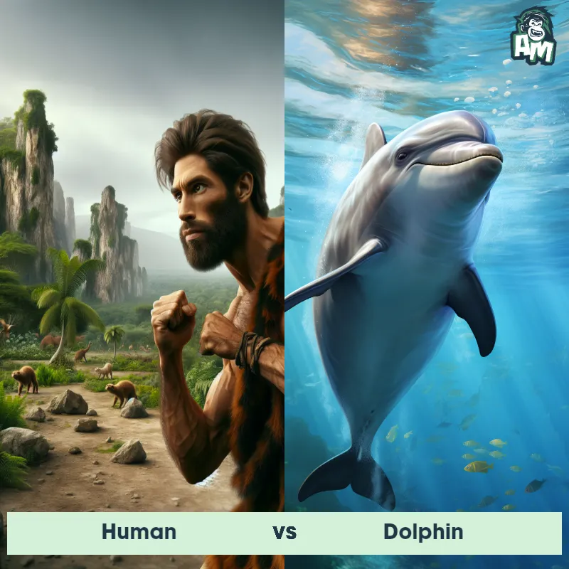 Human vs Dolphin - Animal Matchup