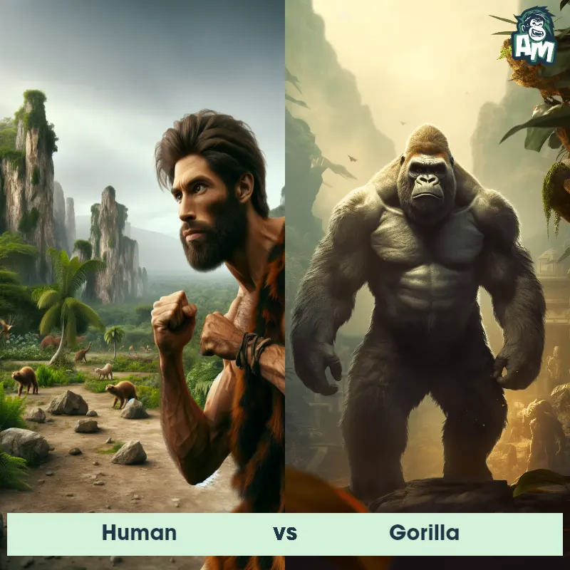 Human vs Gorilla - Animal Matchup