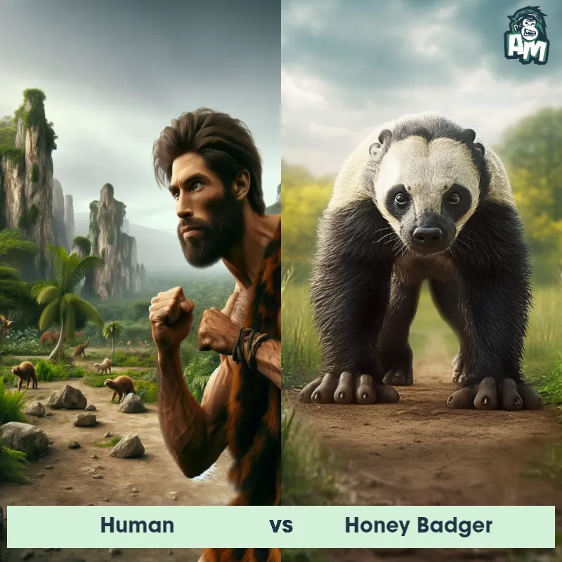 Human vs Honey Badger - Animal Matchup