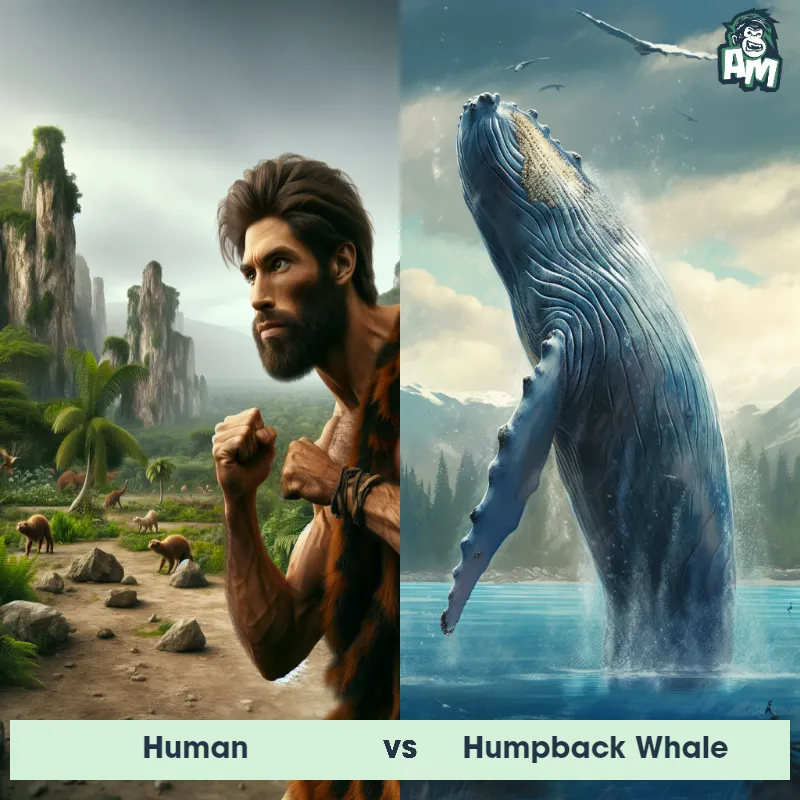 Human vs Humpback Whale - Animal Matchup