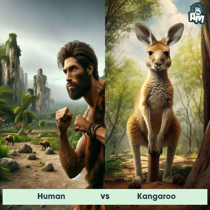 Human vs Kangaroo - Animal Matchup