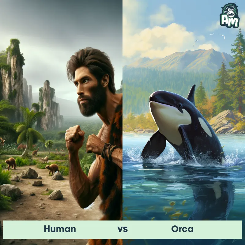 Human vs Orca - Animal Matchup