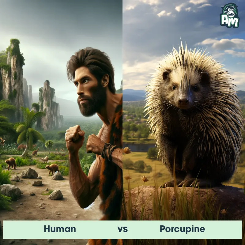 Human vs Porcupine - Animal Matchup