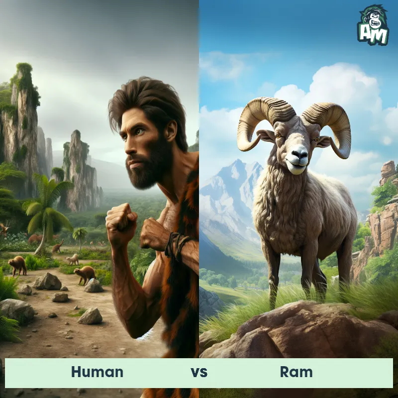 Human vs Ram - Animal Matchup