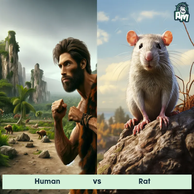 Human vs Rat - Animal Matchup