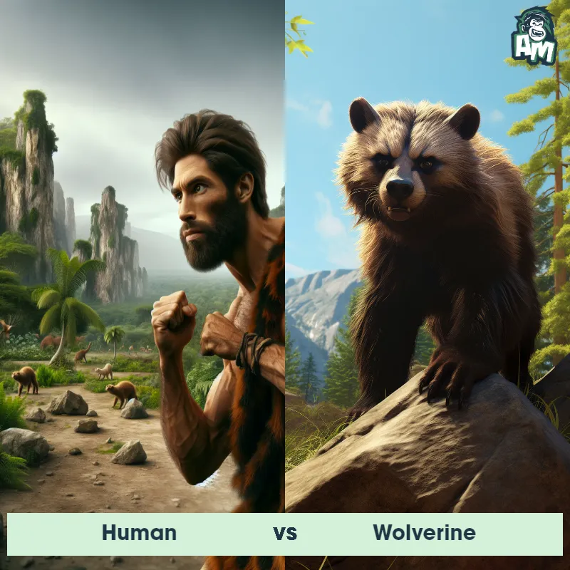 Human vs Wolverine - Animal Matchup