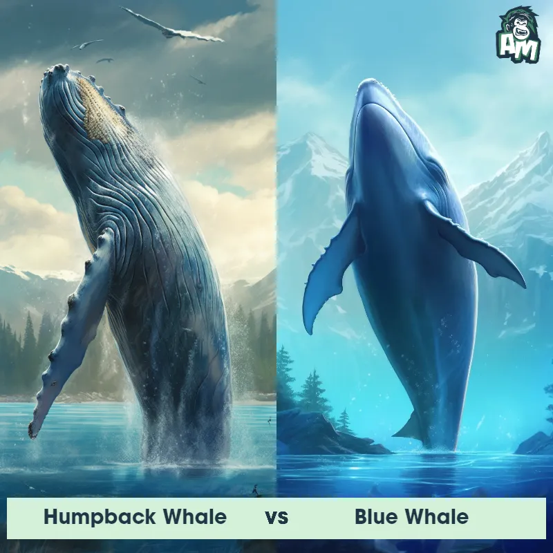 Humpback Whale vs Blue Whale - Animal Matchup