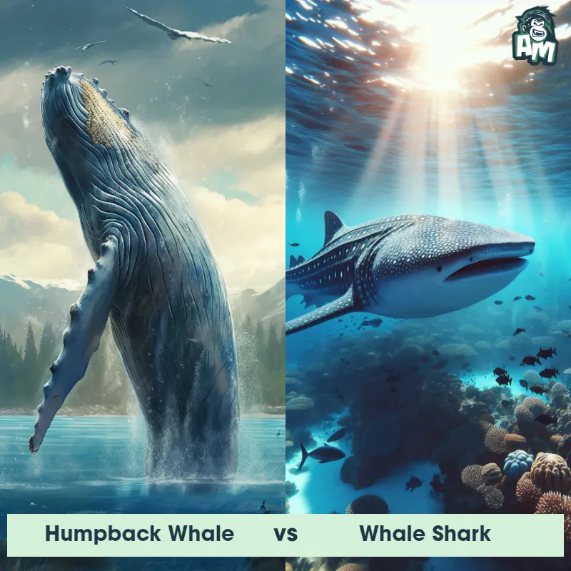 Humpback Whale vs Whale Shark - Animal Matchup