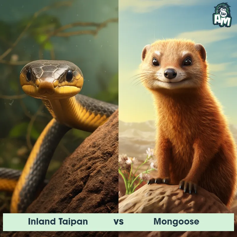 Inland Taipan vs Mongoose - Animal Matchup