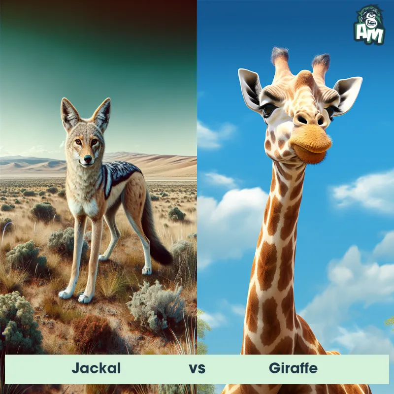 Jackal vs Giraffe - Animal Matchup