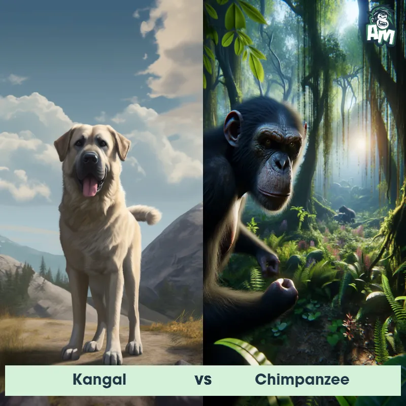 Kangal vs Chimpanzee - Animal Matchup