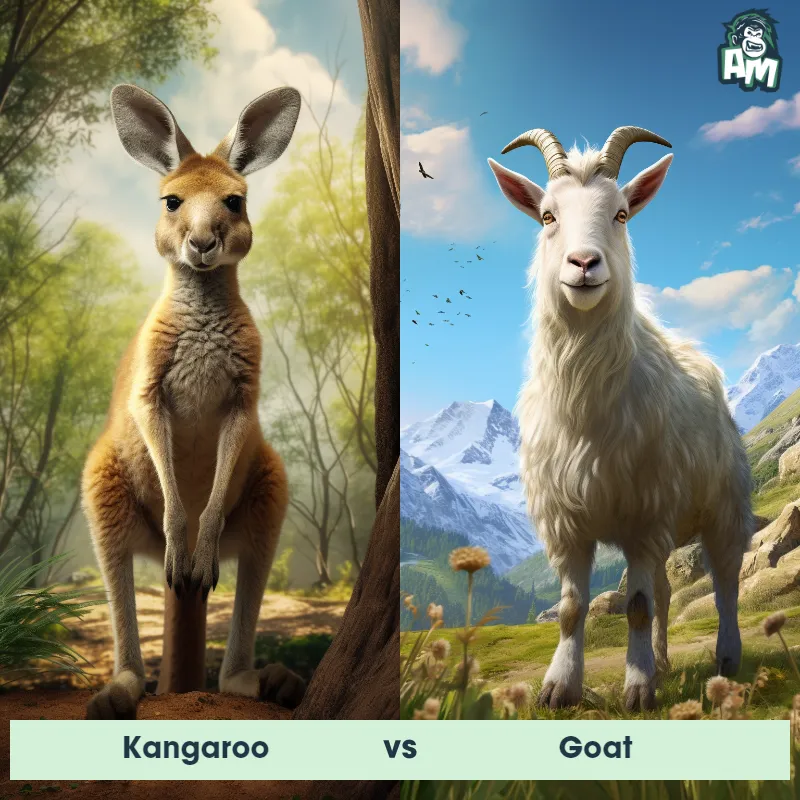 Kangaroo vs Goat - Animal Matchup