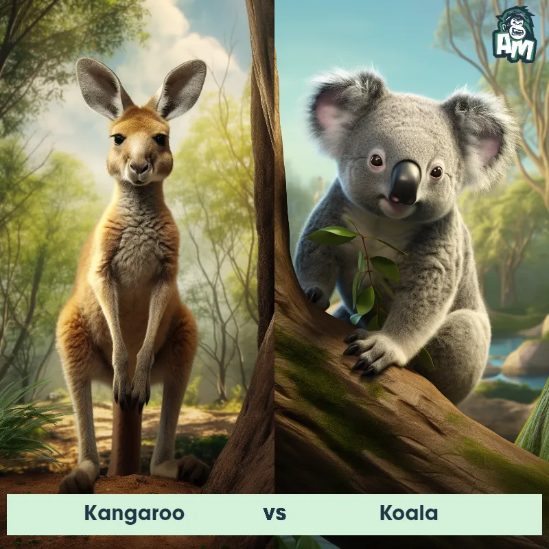 Kangaroo vs Koala - Animal Matchup