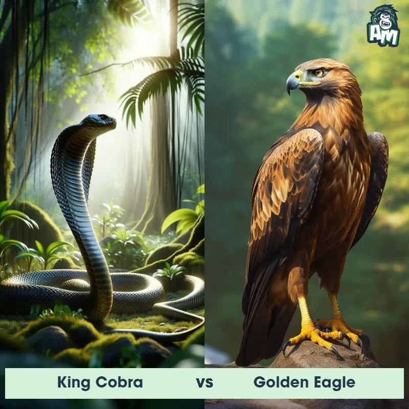 King Cobra vs Golden Eagle - Animal Matchup